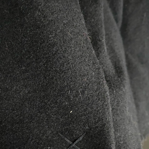 Black Wool Dress Coat Haight & Ashbury - Picture 4 of 9